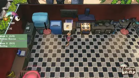 Minijuego de la tabla de cortar