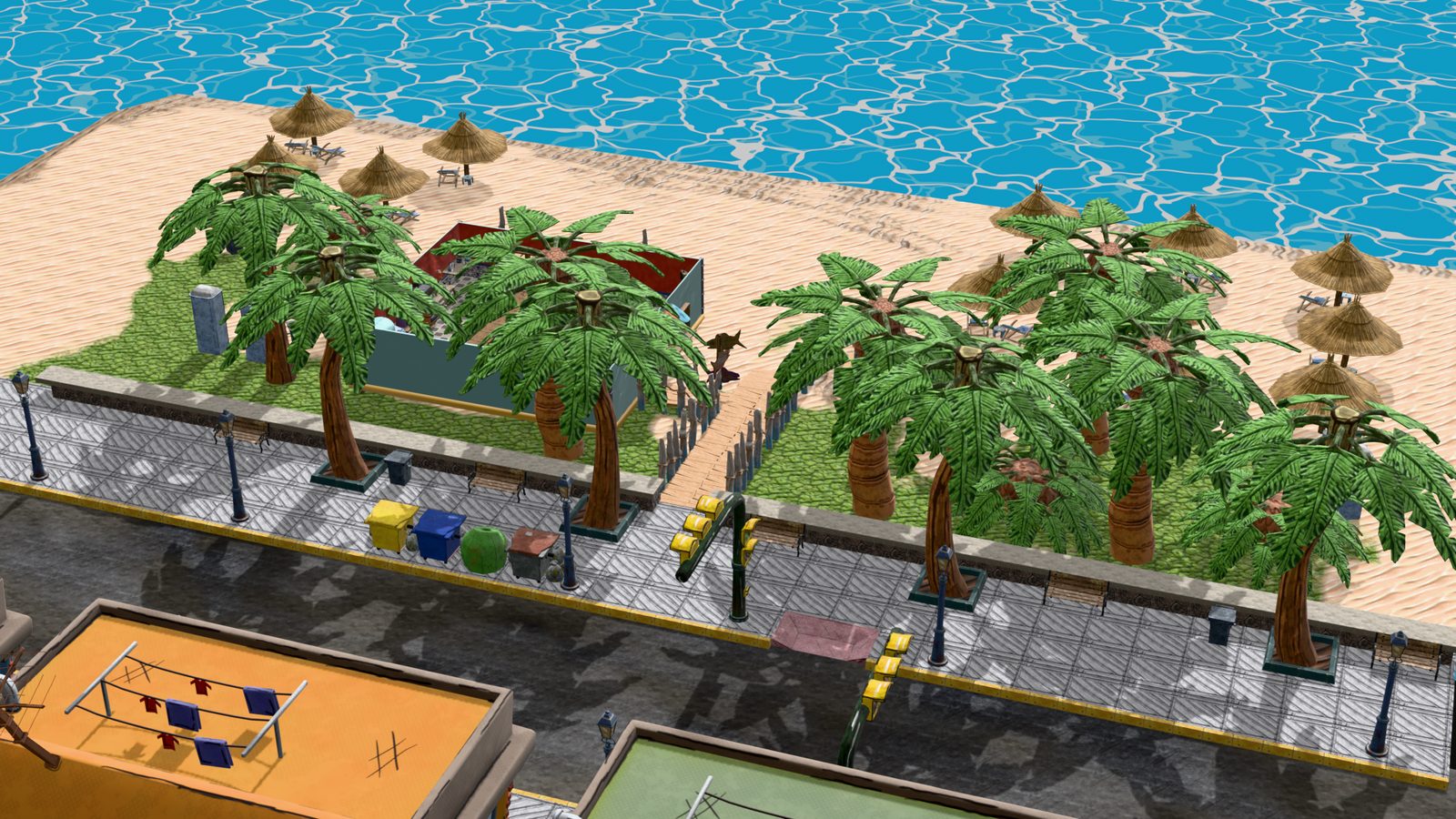 La playa desde arriba