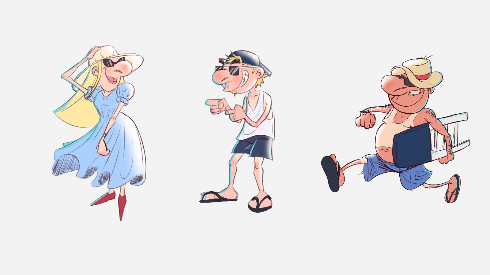 Arte conceptual de personajes